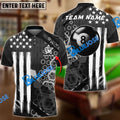 BlueJose Billiards 8 ball & 9 Ball New USA Personalized Name, Team Name Shirt (4 Colors)