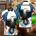 BlueJose Billiards Ball 8 American Eagle Personalized Shirt