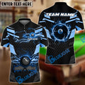 BlueJose Billiards Ball 8 Thunder Lightning Hexagon Personalized Name Team Name Unisex Shirt ( 6 Colors)