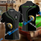 BlueJose Billiards Ball 9 Deep Fantasy Personalized Name, Team Name Unisex Shirt (4 Colors)