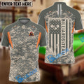 BlueJose Billiards Ball 8 Pool Fire Camo Personalized Name & Team Name Shirt (4 Colors)