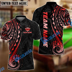 BlueJose Billiards 8 Ball Maori Gold Personalized Name, Team Name Unisex Shirt (4 Colors)