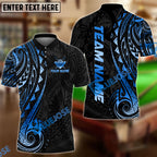 BlueJose Billiards 8 Ball Maori Gold Personalized Name, Team Name Unisex Shirt (4 Colors)