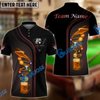 BlueJose Billiards Ball 8 Deep Fantasy Beer Personalized Name Shirt (4 Colors)