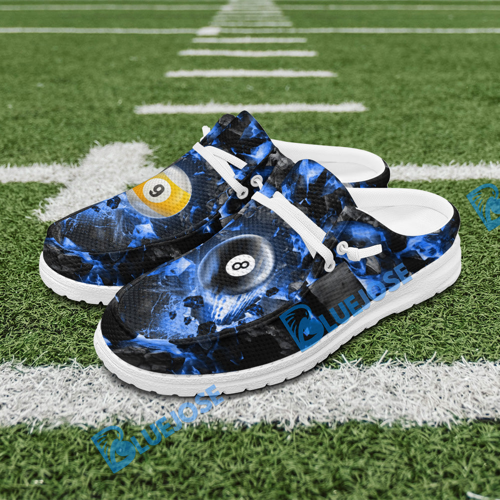 BlueJose Billiards Ball 8&9 Shoot And Destroy Mesh Dude Shoes (4 Colors)