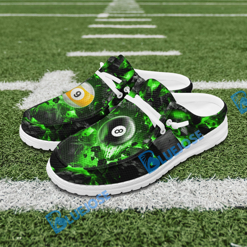 BlueJose Billiards Ball 8&9 Shoot And Destroy Mesh Dude Shoes (4 Colors)