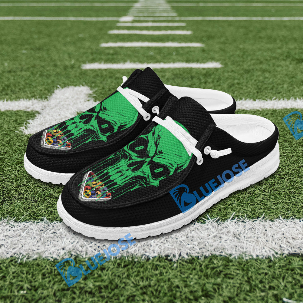 BlueJose Billiards Ball 8 Skull Mesh Dude Shoes (4 Colors)