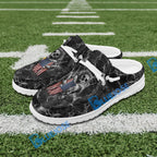 BlueJose Billiards Ball 8 & 9 Fire Skull US Flag Mesh Dude Shoes (6 Colors)