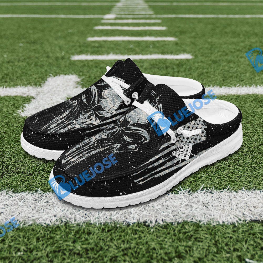 BlueJose Billiards Ball 8 Camo Punisher Skull Skin Mesh Dude Shoes (4 Colors)