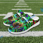 BlueJose Billiards 8 Ball Graffiti Explosion Paint Mesh Dude Shoes (4 Colors)