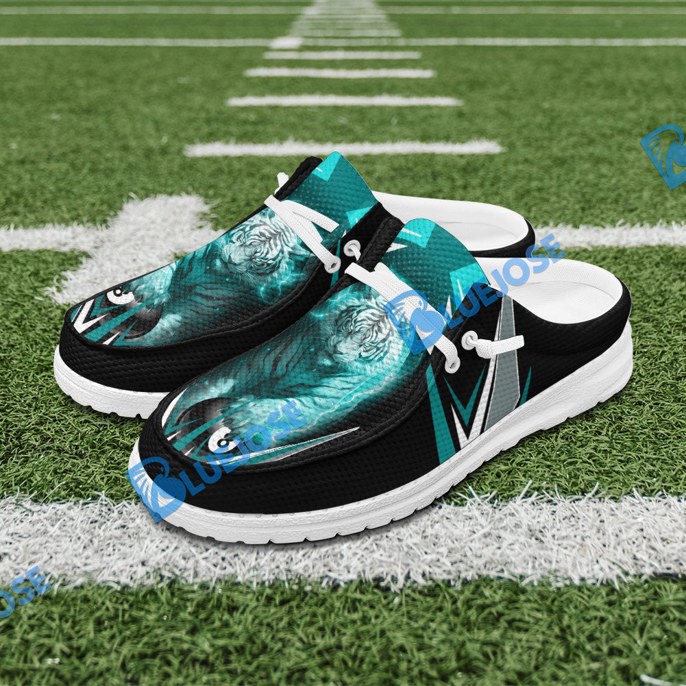 BlueJose Billiards Ball 8 Thunder White Tiger Mesh Dude Shoes (4 Colors)