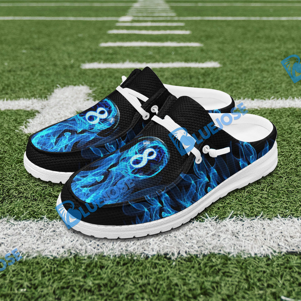 BlueJose Billiards Ball 8 Heavenly Flame Ver 2 Mesh Dude Shoes (4 Colors)