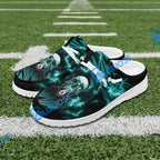 BlueJose Billiards Ball 8 Deadly Thunder Skull Mesh Dude Shoes (6 Colors)