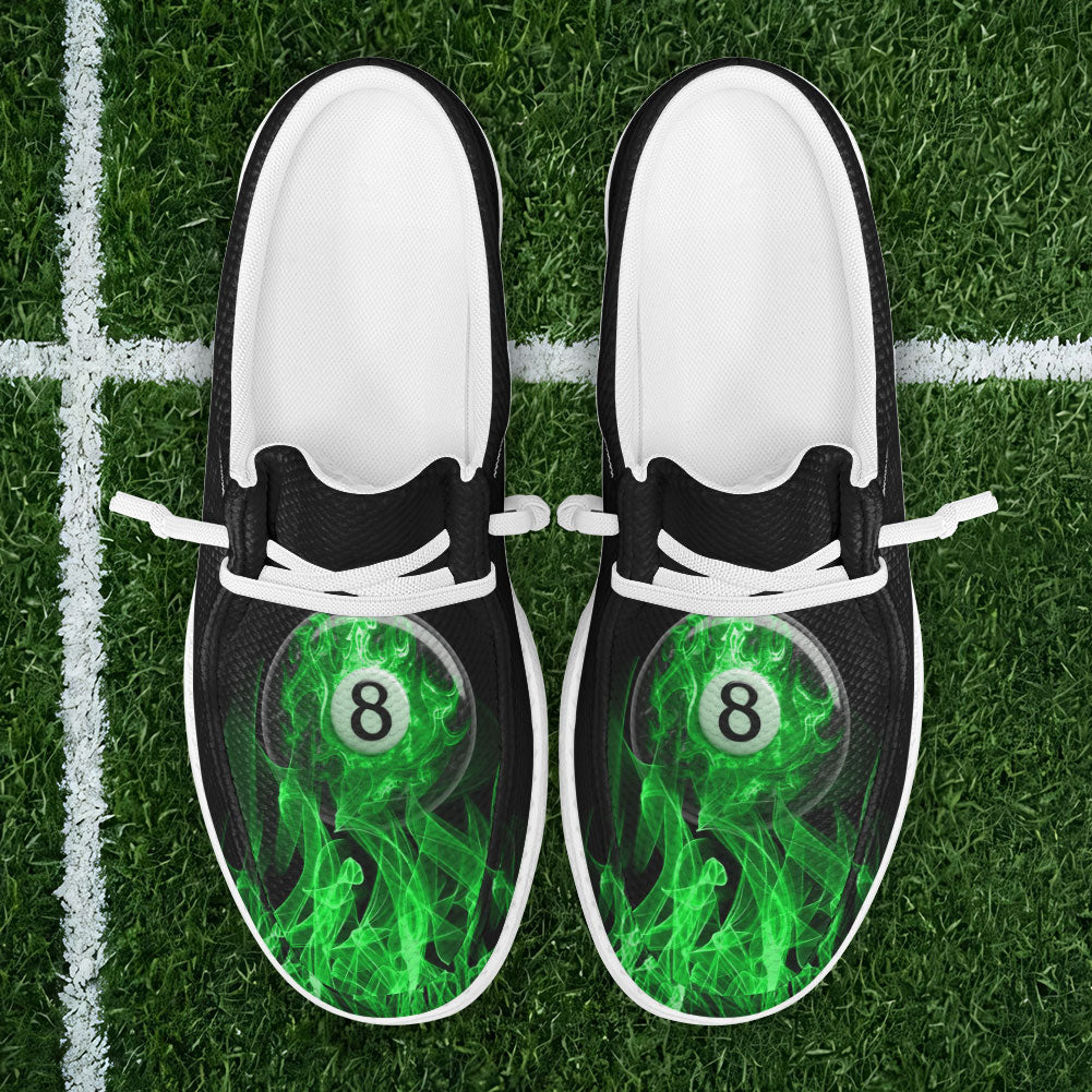 BlueJose Billiards Ball 8 Heavenly Flame Mesh Dude Shoes (4 Colors)