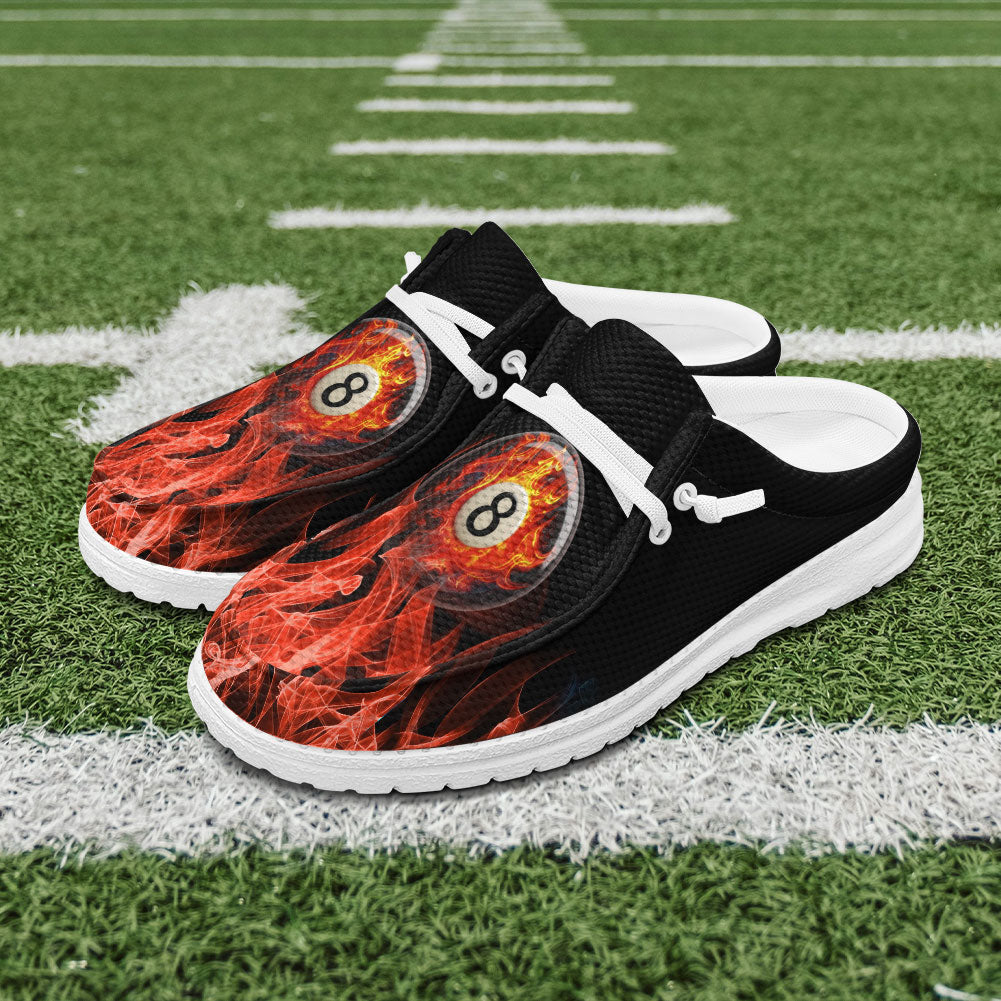BlueJose Billiards Ball 8 Heavenly Flame Mesh Dude Shoes (4 Colors)