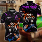 BlueJose Billiards 8 Ball Tiger King Customized Name, Team Name 3D Shirt (6 Colors)
