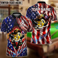 BlueJose Billiards 9 Ball Grumpy Cowboy American Flag Personalized Shirt