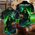 BlueJose Billiards 8 Ball Cosmic Reaper Personalized Name Shirt (4 Colors)