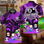 BlueJose Billiards 8 Ball Sport Tour Personalized Name Shirt (6 Colors)