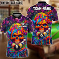 BlueJose Billiards 8 Ball Urban Graffiti Melting Skull Personalized Shirt