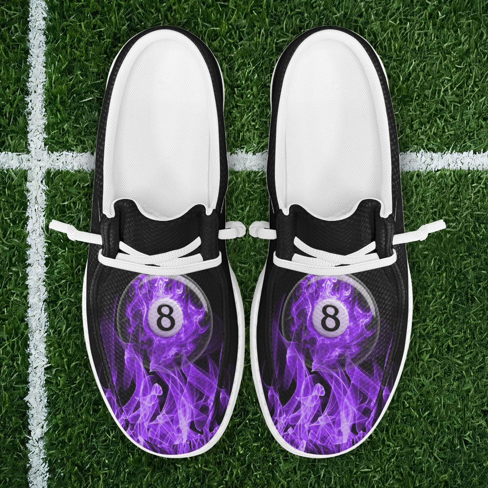 BlueJose Billiards Ball 8 Heavenly Flame Mesh Dude Shoes (4 Colors)