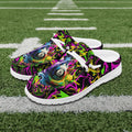 BlueJose Billiards Ball 8 Graffiti Splash Paint Mesh Dude Shoes