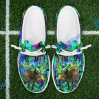 BlueJose Billiards 8 Ball Graffiti Explosion Paint Mesh Dude Shoes (4 Colors)