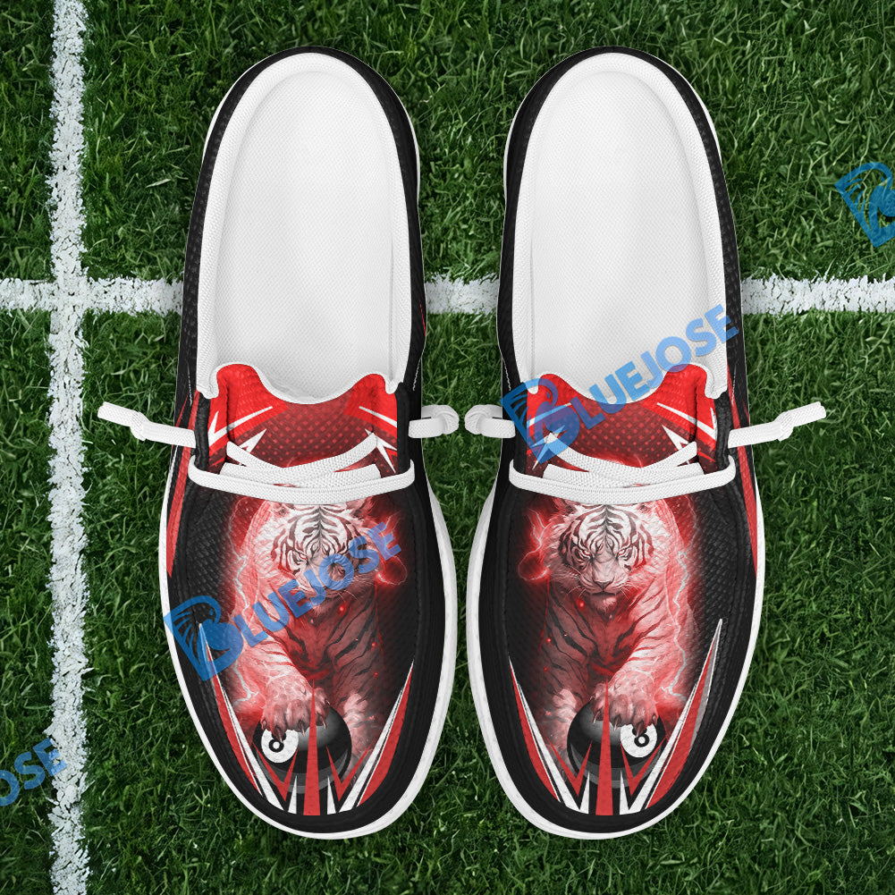 BlueJose Billiards Ball 8 Thunder White Tiger Mesh Dude Shoes (4 Colors)