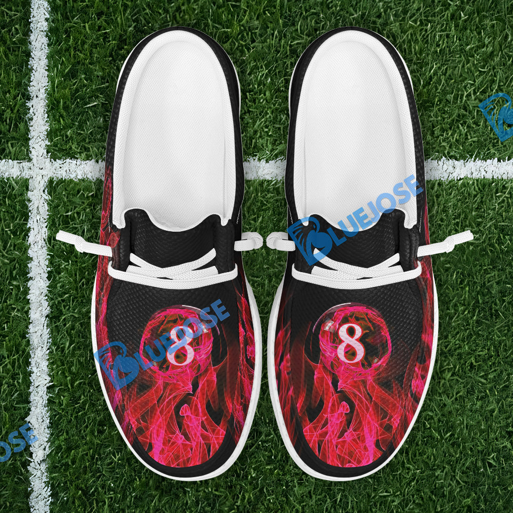 BlueJose Billiards Ball 8 Heavenly Flame Ver 2 Mesh Dude Shoes (4 Colors)