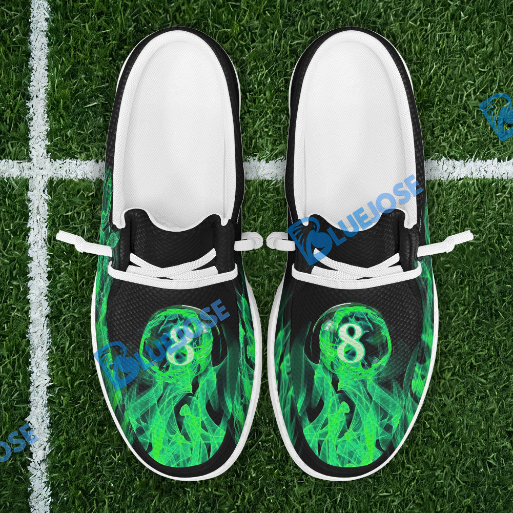BlueJose Billiards Ball 8 Heavenly Flame Ver 2 Mesh Dude Shoes (4 Colors)