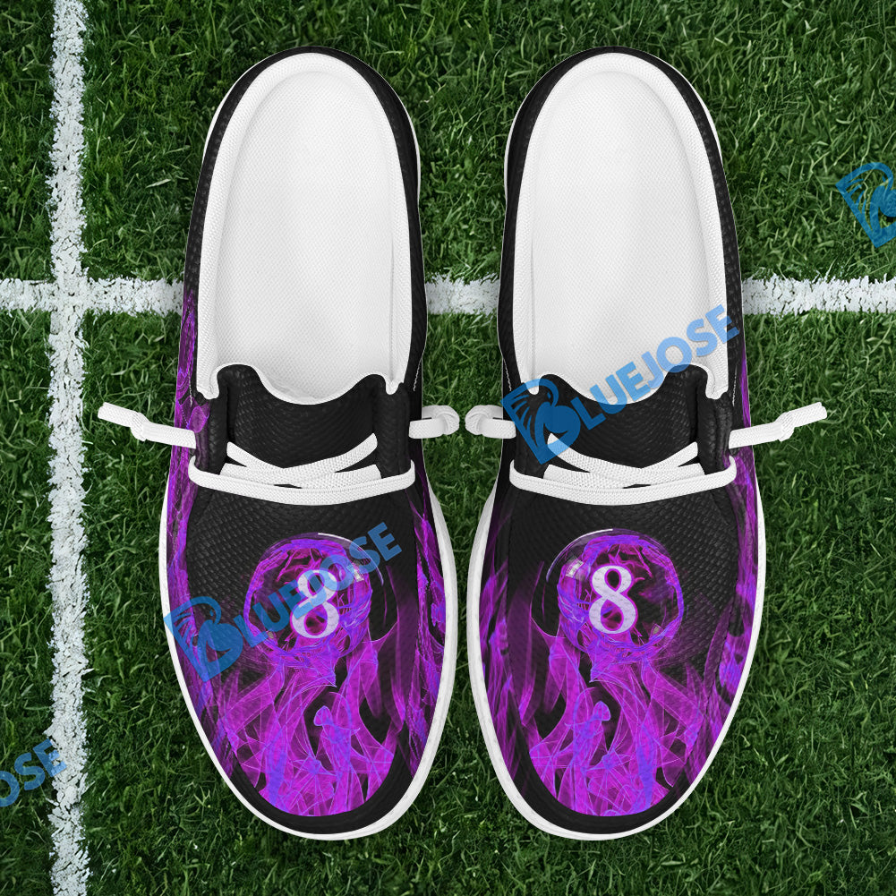 BlueJose Billiards Ball 8 Heavenly Flame Ver 2 Mesh Dude Shoes (4 Colors)