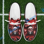 BlueJose Billiards Ball 8 Deadly Thunder Skull Mesh Dude Shoes (6 Colors)