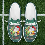 BlueJose Billiards Ball 9 Green Christmas Pattern Player Mesh Dude Shoes