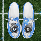 BlueJose Billiards 8 Ball Lightning Flame Mesh Dude Shoes (4 Colors)