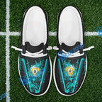 BlueJose Billiards Ball 9 Abstract Grunge Texture Mesh Dude Shoes (6 Colors)