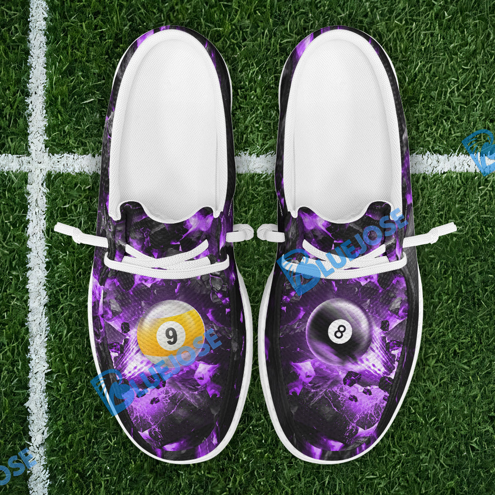 BlueJose Billiards Ball 8&9 Shoot And Destroy Mesh Dude Shoes (4 Colors)
