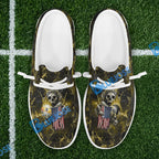BlueJose Billiards Ball 8 & 9 Fire Skull US Flag Mesh Dude Shoes (6 Colors)