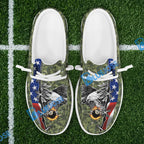 BlueJose Billiards Ball 8 Flame Eagle Mesh Dude Shoes (4 Colors)