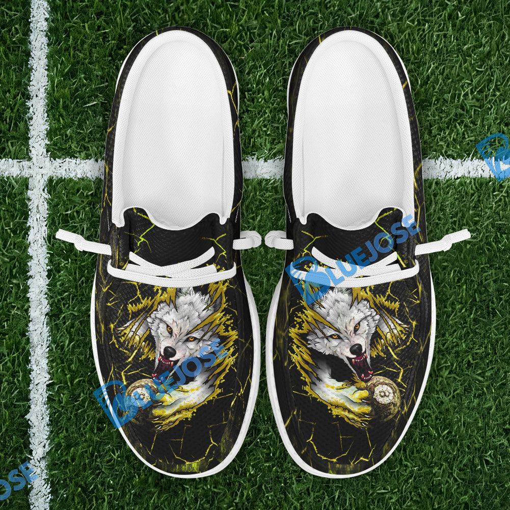 BlueJose Billiards Ball 8 Bloody Wolf Mesh Dude Shoes (4 Colors)