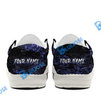 BlueJose Billiards Ball 8 & 9 Yinyang Dragon Tiger White Canvas Loafer Shoes ( 4 Colors )