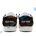 BlueJose Billiards Ball 8 & 9 Yinyang Dragon Tiger White Canvas Loafer Shoes ( 4 Colors )