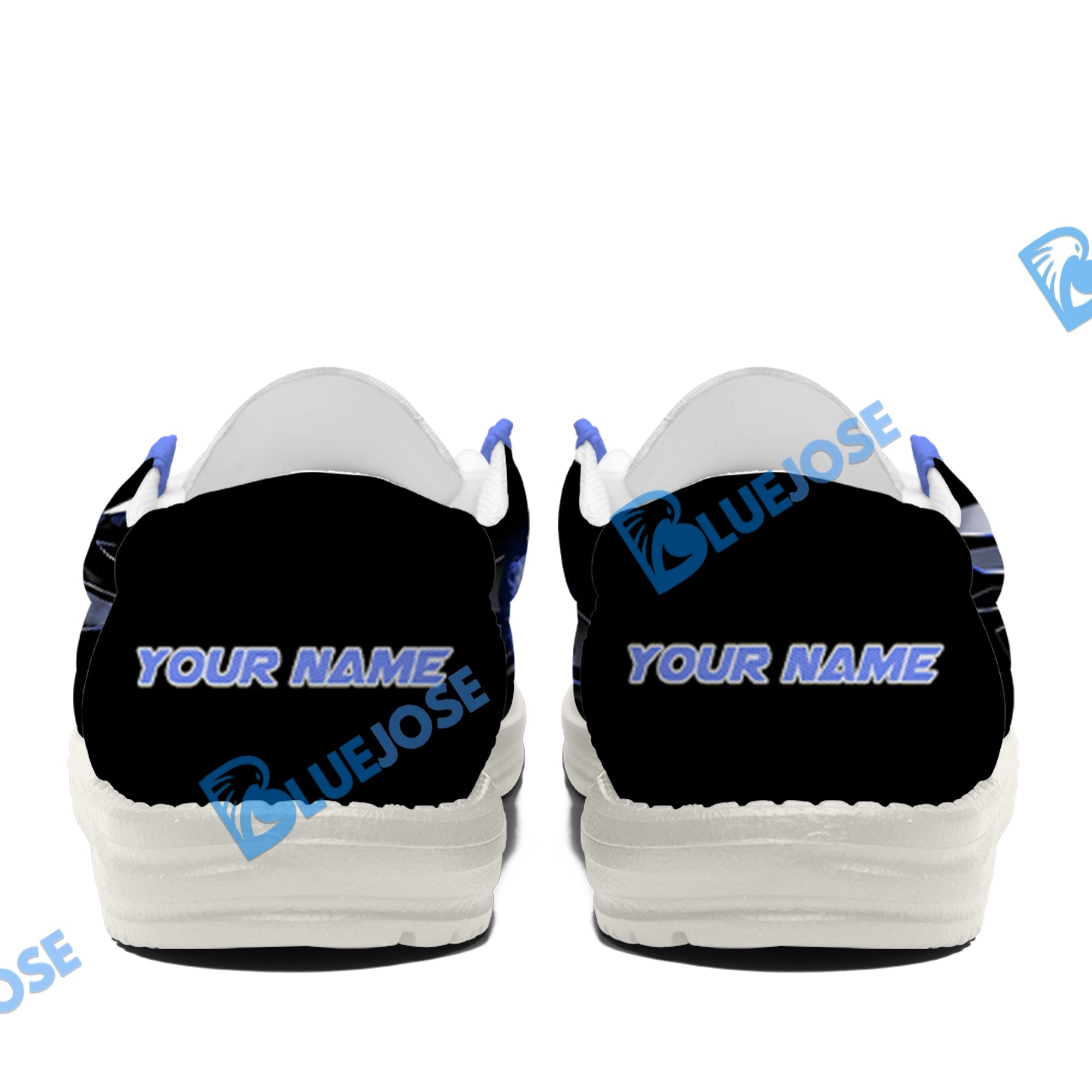 BlueJose Billiards Ball 8 Fire Broken Glass White Canvas Loafer Shoes (4 Colors)