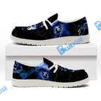 BlueJose Billiards Ball 8 Phoenix Arisen White Canvas Loafer Shoes (4 Colors)
