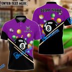 BlueJose Billiards Sublimated Classic Personalized Shirt (4 Colors)