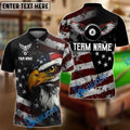 BlueJose Billiards 8 Ball Wings US Flag Patriotic Eagle Personalized Name, Team Name Shirt