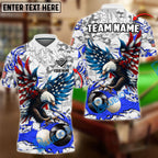 BlueJose Billiards 8 Ball Almighty American Eagle Personalized Shirt (4 Colors)