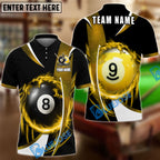 BlueJose Billiards Ball 8 And 9 Wind Blade Personalized Shirt (6 Colors)