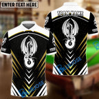 BlueJose Billiards Ball 8 Dragon Sport Jersey Personalized Name & Team Name Shirt (4 Colors)
