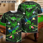 BlueJose Billiards Viking Thunder Personalized Name Shirt (5 Colors)