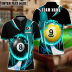BlueJose Billiards Ball 8 And 9 Wind Blade Personalized Shirt (6 Colors)